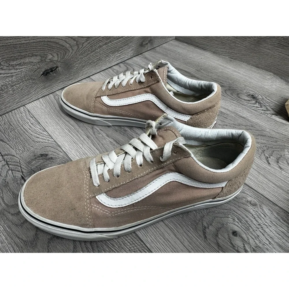 Vans Old Skool Low top Rose Suede Canvas Skate Shoes Mens 9 Womens 10.5